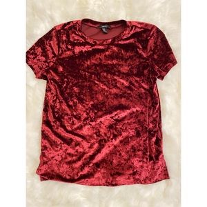 Forever 21 velvet top